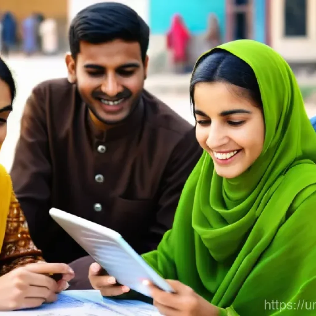 각종 미디어에서의 접근성 향상 방안 - **Prompt for Image Generation: "Inclusive Digital Access in Pakistan"**
    A vibrant and optimistic...