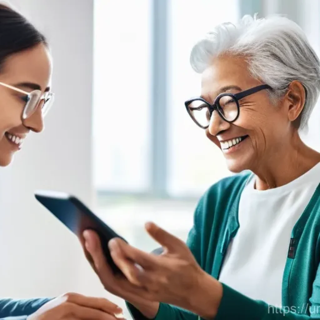 모바일 앱의 접근성 문제 해결을 위한 접근법 - **Prompt: Empowering Digital Access for All Generations**
    A vibrant, diverse group of people act...