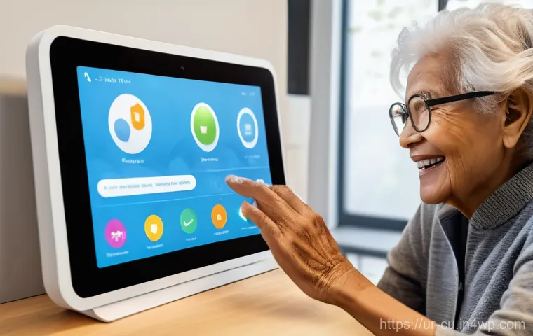 모바일 앱의 접근성 문제 해결을 위한 접근법 - **Prompt: Intuitive Design: The Foundation of Universal Usability**
    A visually striking split-sc...