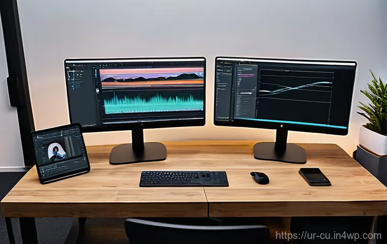 비디오 콘텐츠의 접근성 향상을 위한 전략 - A close-up portrait of a young adult, around 20-25 years old, with a radiant and contemplative expre...